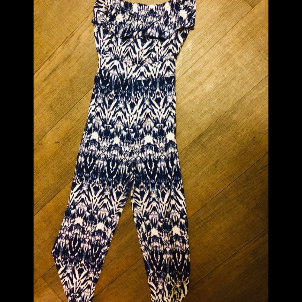 The blue romper